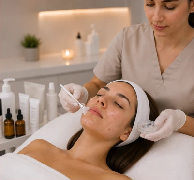 Limpieza Facial Control Acné en Franceska Beltrán Studio Medellín