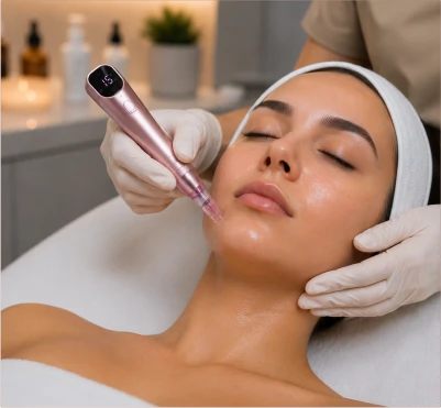 Dermapen Pink Glow en Franceska Beltrán Studio Medellín